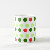 Jolly Holiday Polka Dots コーヒーマグカップ (中央)