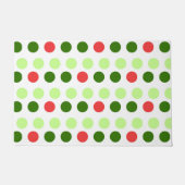 Jolly Holiday Polka Dots ドアマット (正面)