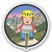 Jolly Mountain Biker シール (正面)