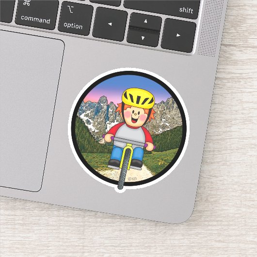 Jolly Mountain Biker シール (詳細)
