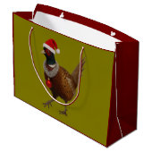 Jolly Pheasant Christmas Gift Bag ラージペーパーバッグ (裏面アングル)