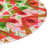 Jolly Red Green Christmas Star Dopamine Decor カッティングボード (角)