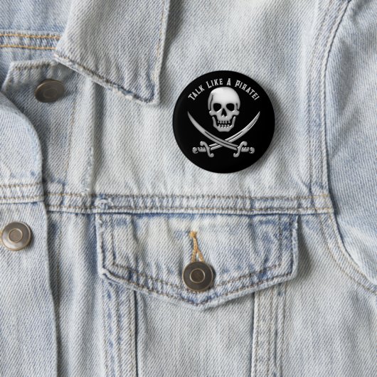 Jolly Roger Pirate Day 缶バッジ (インサイチュ)