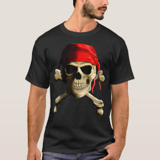 Jolly Roger Skull  Crossbones  Pirate Flag Shirt  Tシャツ