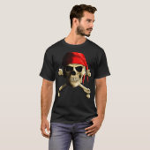 Jolly Roger Skull  Crossbones  Pirate Flag Shirt  Tシャツ (正面フル)