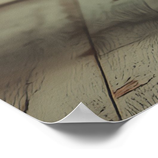 Jolly Santa and Rudolph Cheer ポスター (角)