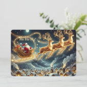 Jolly Santa Christmas Card シーズンカード (スタンド正面)