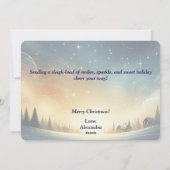 Jolly Santa Christmas Card シーズンカード (裏面)