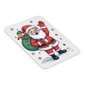 Jolly Santa Christmas Puzzle – Festive Holiday Fun マグネット (右側)