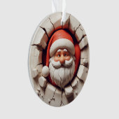 Jolly Santa Double-Sided Christmas Ornament オーナメント (正面)