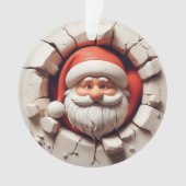 Jolly Santa Double-Sided Christmas Ornament オーナメント (正面)
