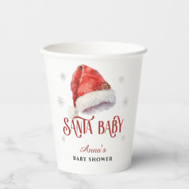 Jolly Santa Hat Baby Shower  紙コップ