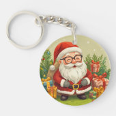 Jolly Santa Keychain Charm  キーホルダー (正面)