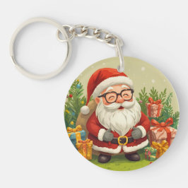 Jolly Santa Keychain Charm  キーホルダー