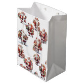 Jolly Santa Surprise Gift Bag ミディアムペーパーバッグ (正面アングル)
