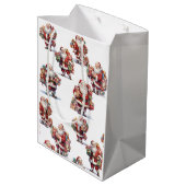 Jolly Santa Surprise Gift Bag ミディアムペーパーバッグ (裏面アングル)