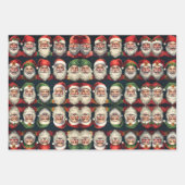 Jolly Santa wrapping paper ラッピングペーパーシート (正面3)