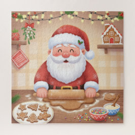 Jolly Santa's Cookie Kitchen Christmas ジグソーパズル