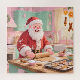 Jolly Santa's Cookie Kitchen Christmas ジグソーパズル