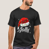 Jolly Subtle Minimal Christmas Funny Holiday Party Tシャツ (正面)
