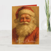 Jolly Vintage Santa Red Suit  シーズンカード (正面)