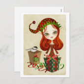 Jollybelleクリスマスグリーティングポストカード シーズンポストカード (正面/裏面)