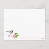 Jollybelleクリスマスグリーティングポストカード シーズンポストカード (裏面)