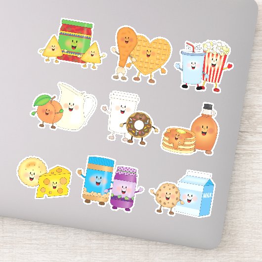 JollyKinsグルメフレンズ(9セット) シール (詳細)