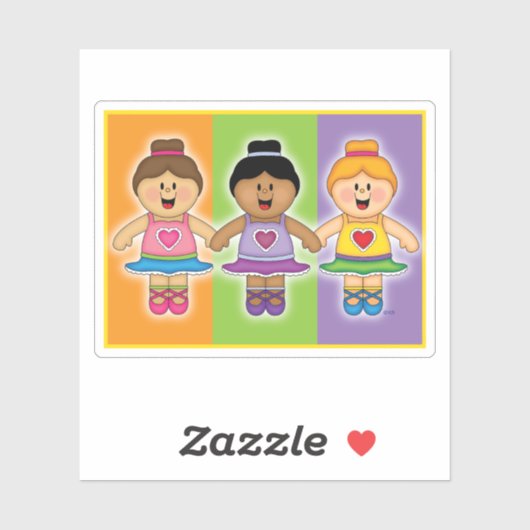 JollyKins Ballerina Trio シール (シート)