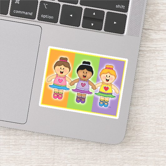 JollyKins Ballerina Trio シール (詳細)