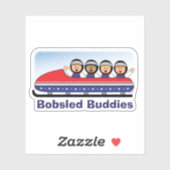 JollyKins Bobsled Buddies シール (シート)