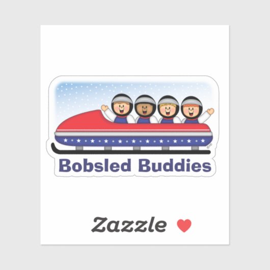 JollyKins Bobsled Buddies シール (シート)