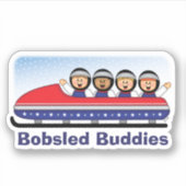 JollyKins Bobsled Buddies シール (正面)