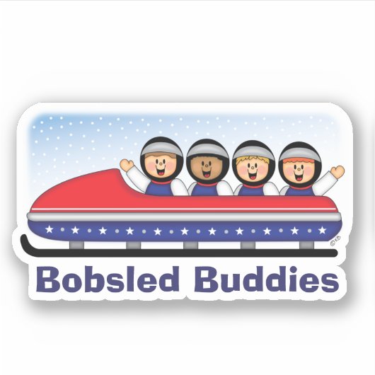 JollyKins Bobsled Buddies シール (正面)