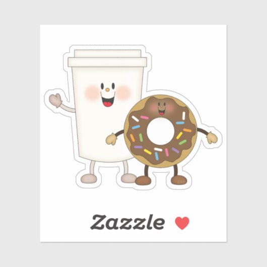 JollyKins CoffeeとDout シール (シート)