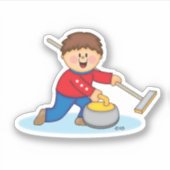 JollyKins Curling  シール (正面)