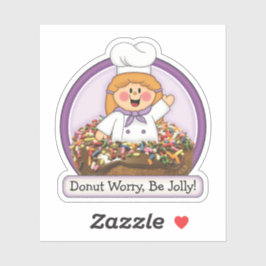 JollyKins Donut Purple シール