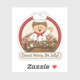 JollyKins Donut Red シール