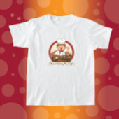JollyKins Donut Worry Be (すてきRed) Tシャツ