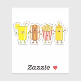 JollyKins Hot Dog Friends シール