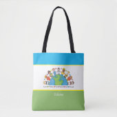 JollyKins Loveは世界を動かす トートバッグ (正面)