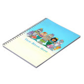 JollyKins Mermaid Friends ノートブック (左側)