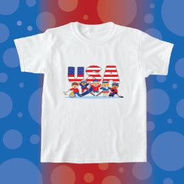 JollyKins USAウィンタースポーツTシャツ Tシャツ
