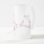 JoLoveのデザインによって曇らされるマグ フロストグラスビールジョッキ (正面右)