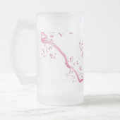 JoLoveのデザインによって曇らされるマグ フロストグラスビールジョッキ (左)