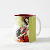 JoLoveはマグを設計します ツートーンマグカップ (正面右)