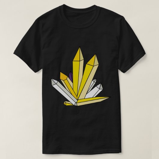 Jolteon Crystal .png Tシャツ (デザイン正面)