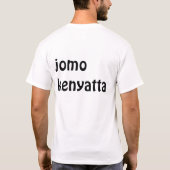 jomoのkenyatta tシャツ (裏面)