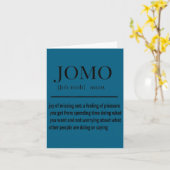 Jomo Daily Motivational &amp; Insrational Shirt  カード (黄色い花)