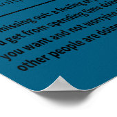 Jomo Daily Motivational & Insrational Shirt ポスター (角)